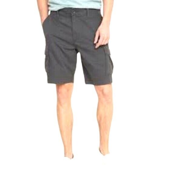 Old Navy Mens Lived-In Straight Cargo Shorts Built-In Flex Size 34 - Picture 1 of 9